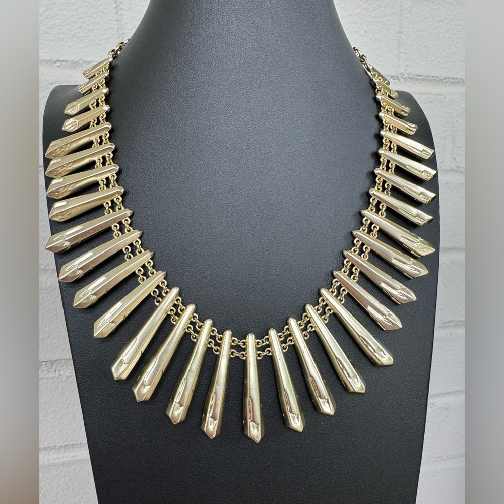 Kendra Scott Gold Jill Statement Collar Necklace